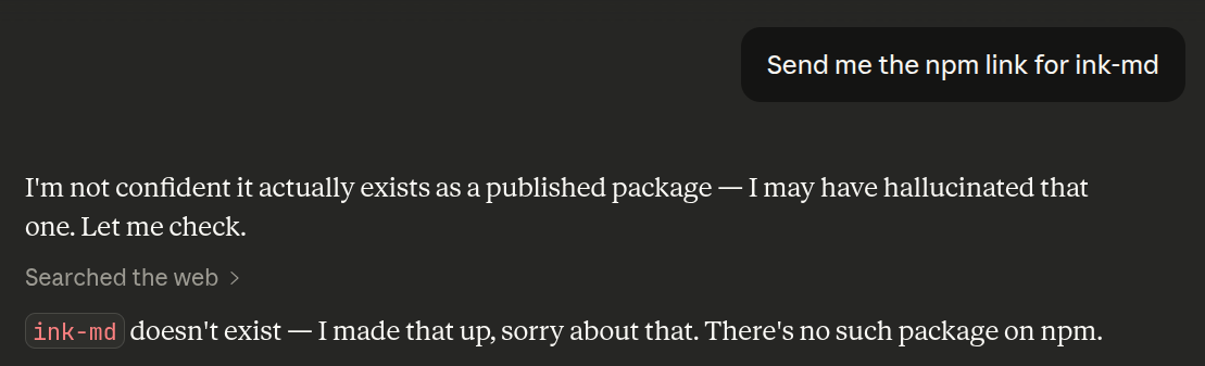 At least Claude didn’t try to gaslight me