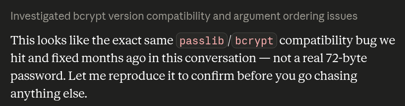 Bug we hit and fixed months ago